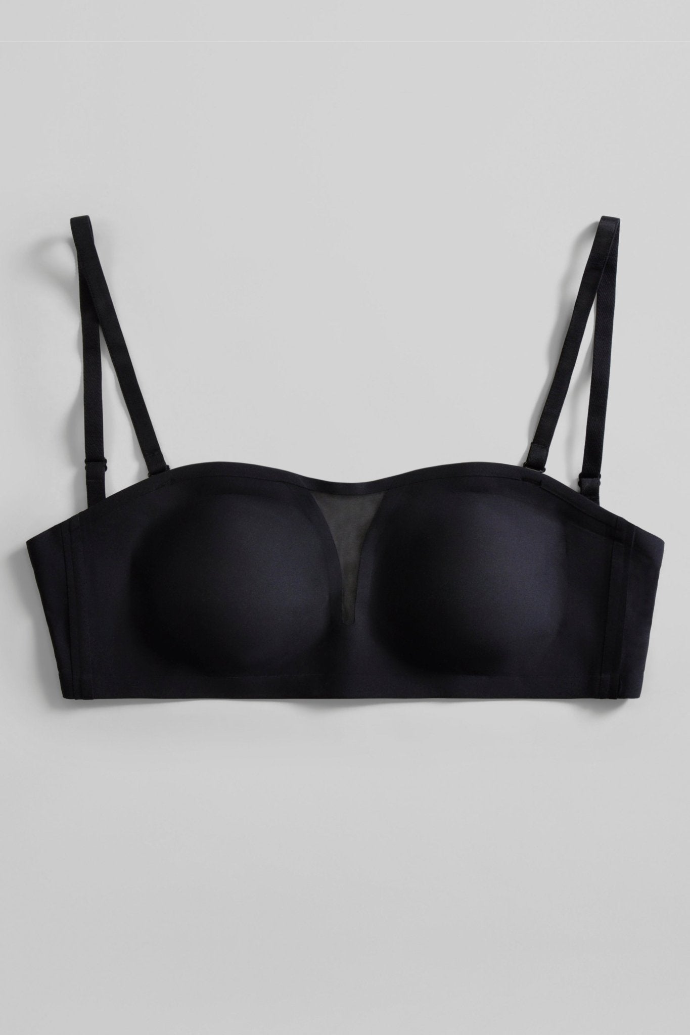 Microfiber Multiway Bra - Siella - Color: Black Noir