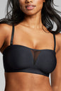 Microfiber Multiway Bra - Siella - Color: Black Noir