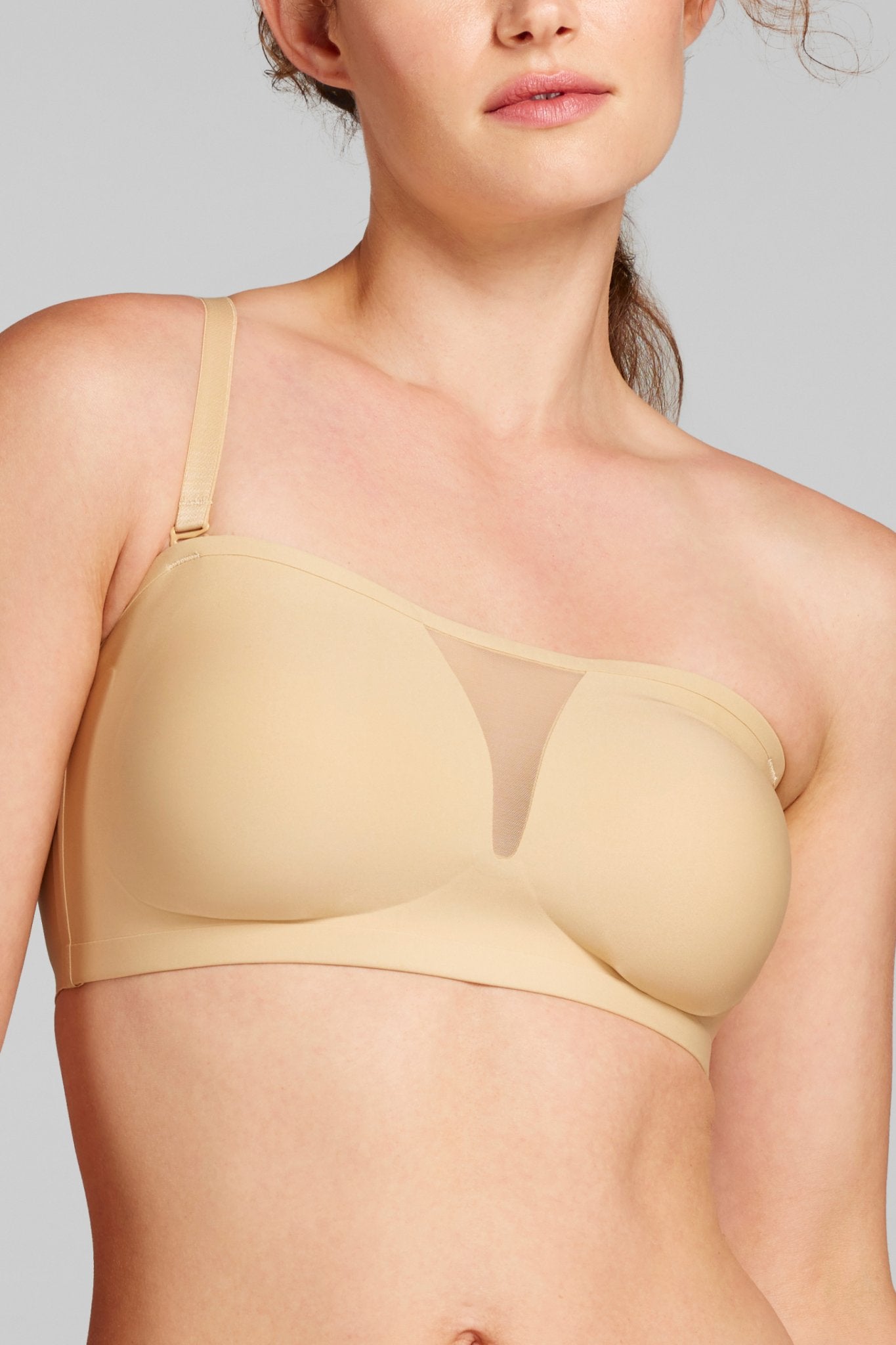 Microfiber Multiway Bra - Siella - Color: Cuban Sand Sable cubain