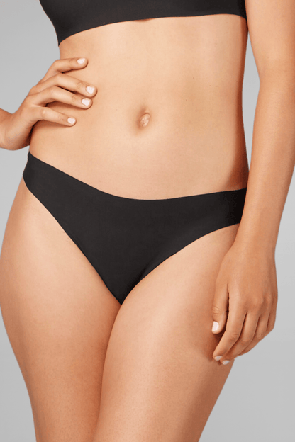 No-Show Bikini - Siella - Color: Black Noir