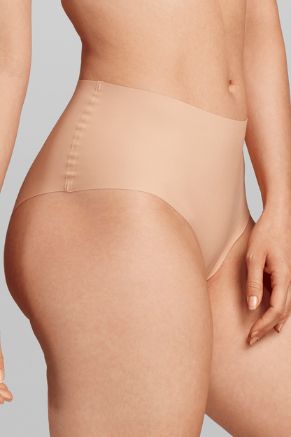 No-Show High Waist Brief - Siella - Color: Maple Sugar Sucre d'érable