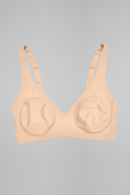 No-Show Plunge Bra - Siella - Color: Maple Sugar Sucre d'érable