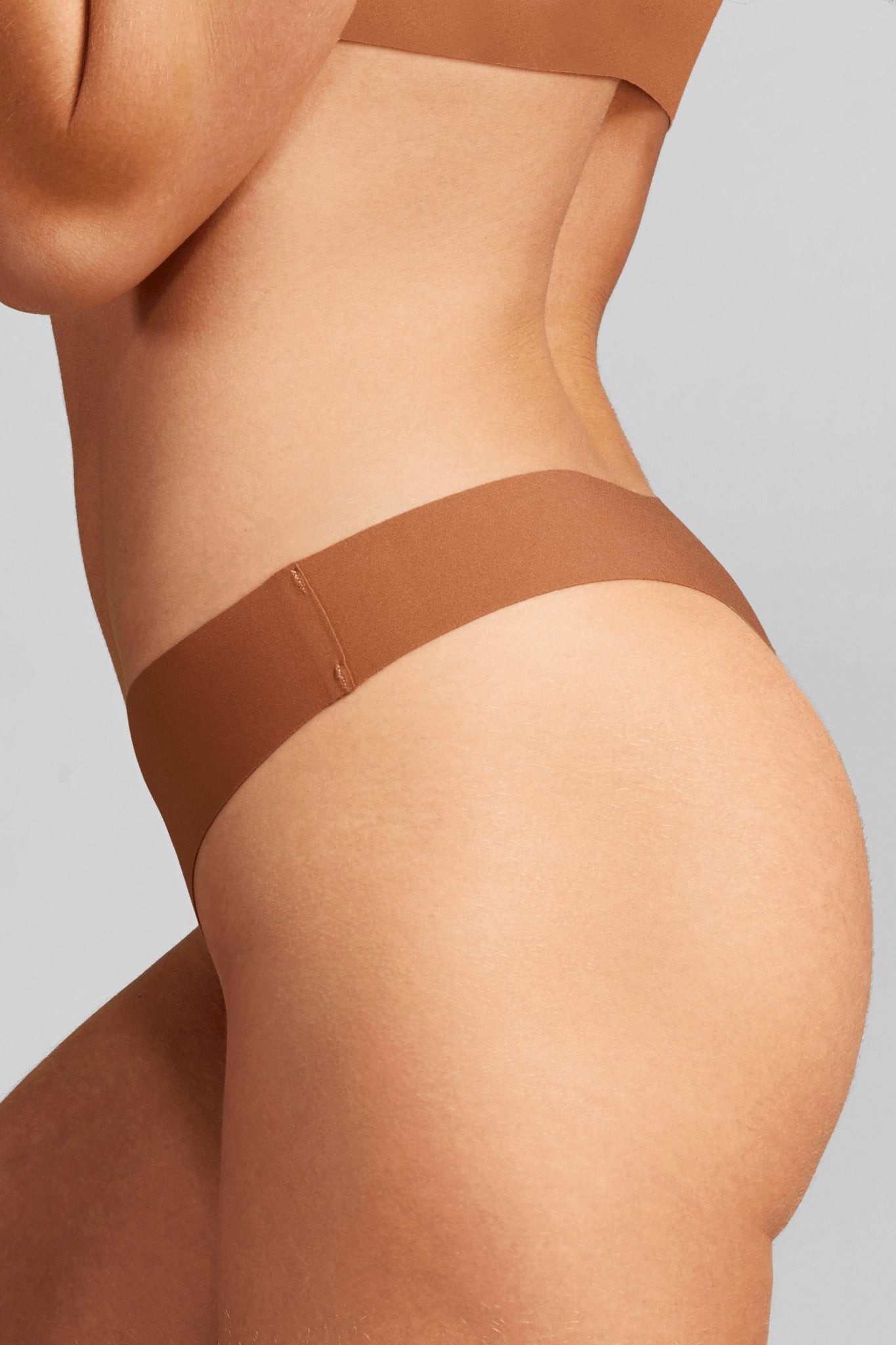 No-Show Thong - Siella - Color: Toffee Caramel