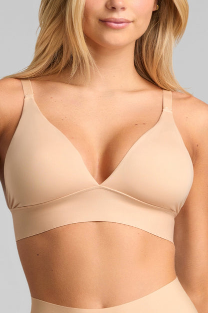 No-Show Triangle Bra - Siella - Color: Maple Sugar Sucre d'érable