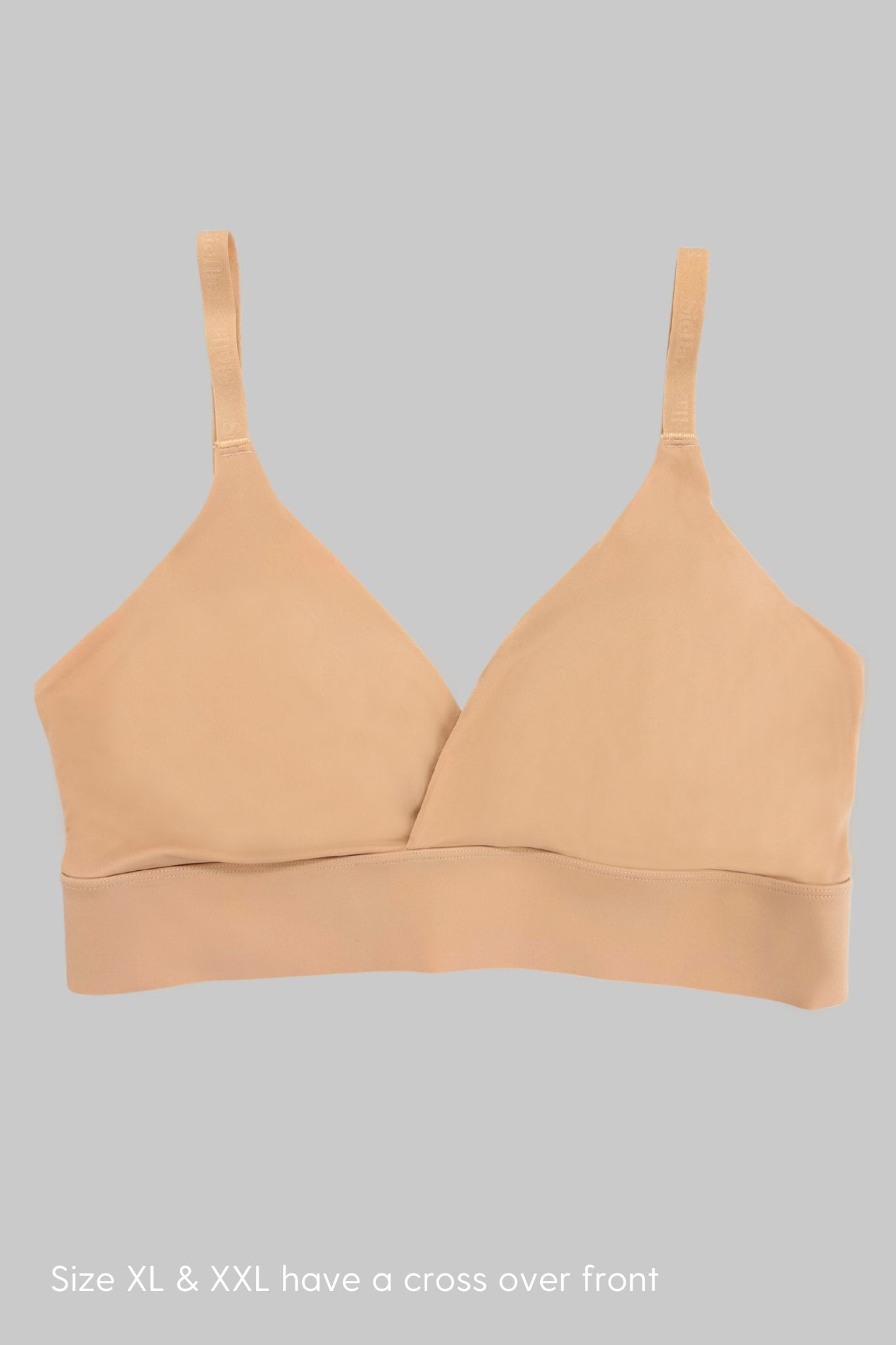 No-Show Triangle Bra - Siella - Color: Maple Sugar Sucre d'érable