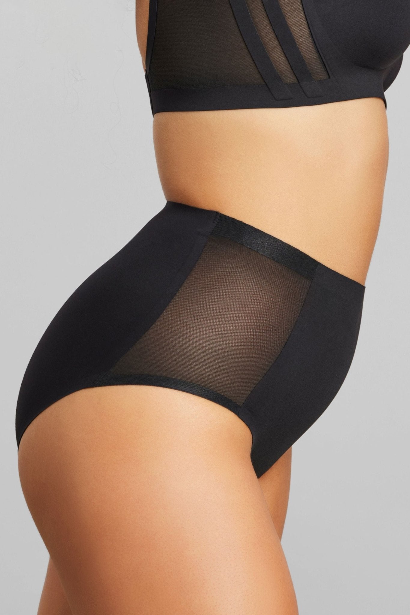 Sexy Smooth Shaping Brief - SIELLA - Color: Black Noir