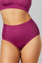 Sexy Smooth Shaping Brief - SIELLA - Color: Plum Prune