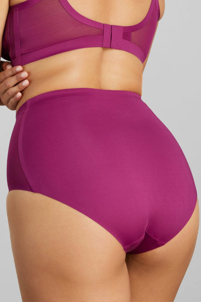 Sexy Smooth Shaping Brief - SIELLA - Color: Plum Prune