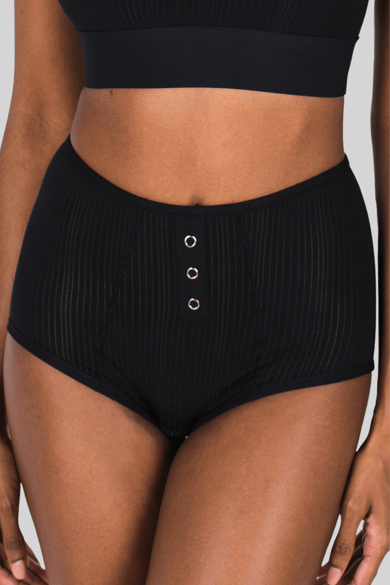 Sheer Modal Boy Short Brief - Siella - Color: Black Noir