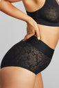 Soft Lace Boy Brief - SIELLA - Color: Black Noir