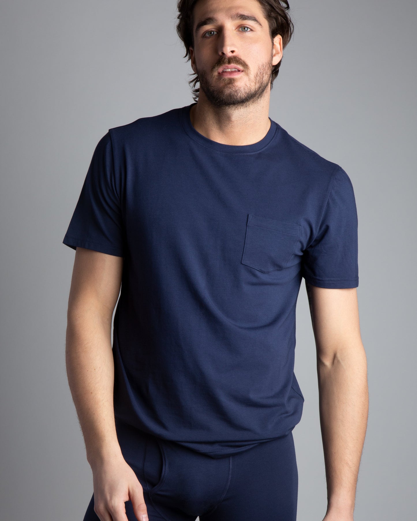 ELEMENT Cotton/Modal Pocket Crew Neck Tee