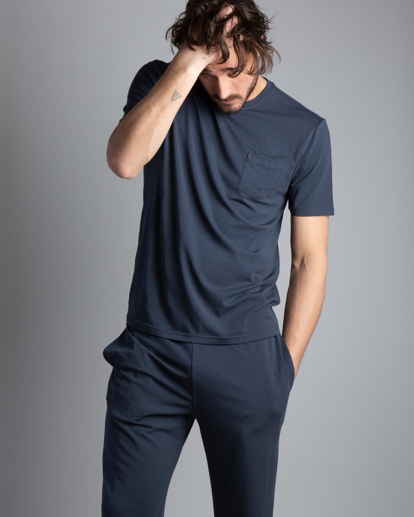 ELEMENT Cotton/Modal Pocket Crew Neck Tee