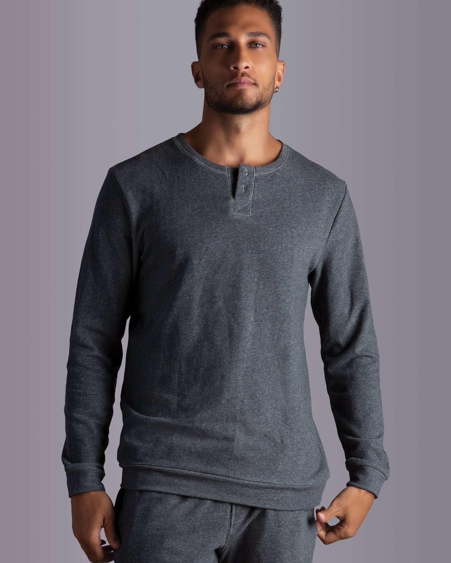 Absolute Stretch Long Sleeves Henley